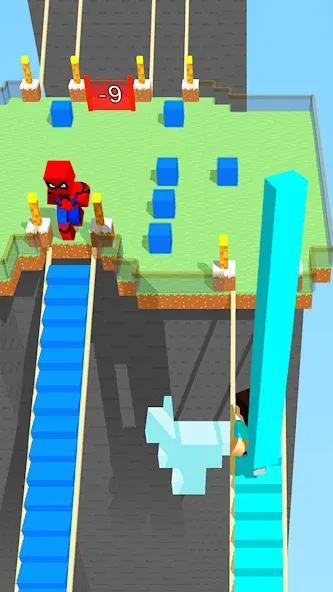 Craft Bridge Race (Крафт Бридж Рейс)  [МОД Menu] Screenshot 1