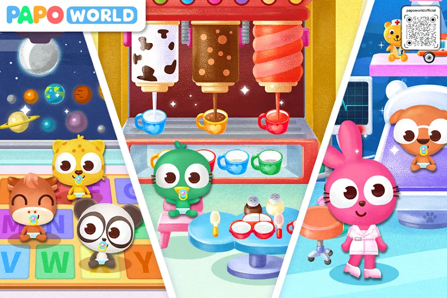 Papo Town Preschool  [МОД Много денег] Screenshot 4