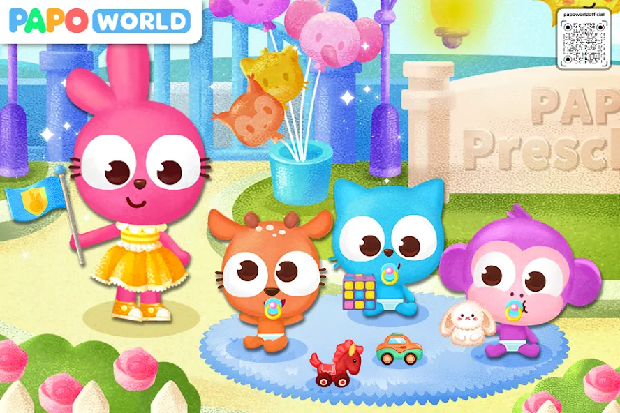 Papo Town Preschool  [МОД Много денег] Screenshot 5