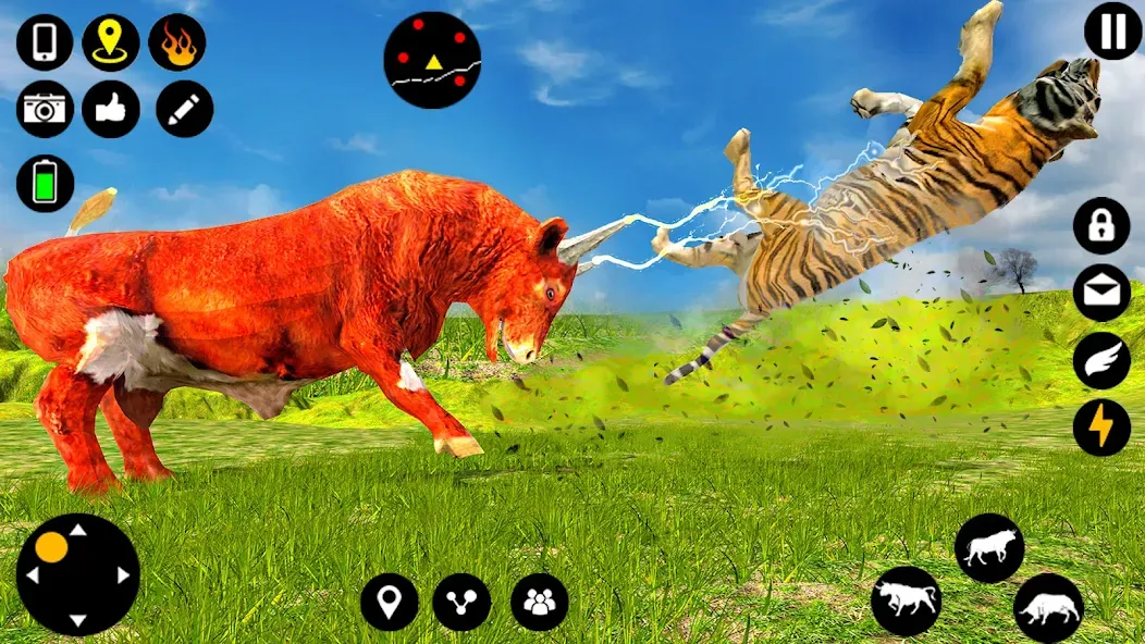 Angry Bull Attack Fight Games (Ангри Булл Атак Файт Геймс)  [МОД Unlimited Money] Screenshot 2