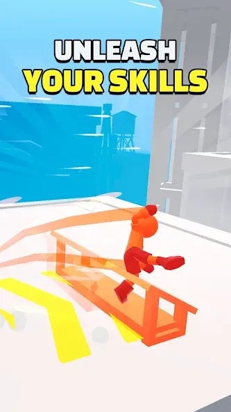 Parkour Race - FreeRun Game (Паркур Рейс)  [МОД Mega Pack] Screenshot 4