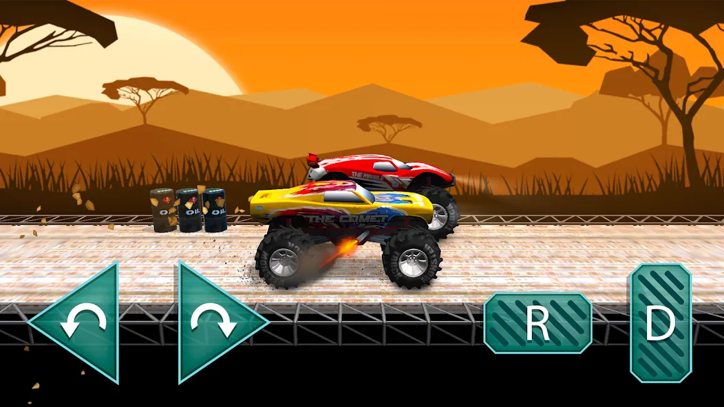 Monster truck: Extreme racing  [МОД Бесконечные монеты] Screenshot 4