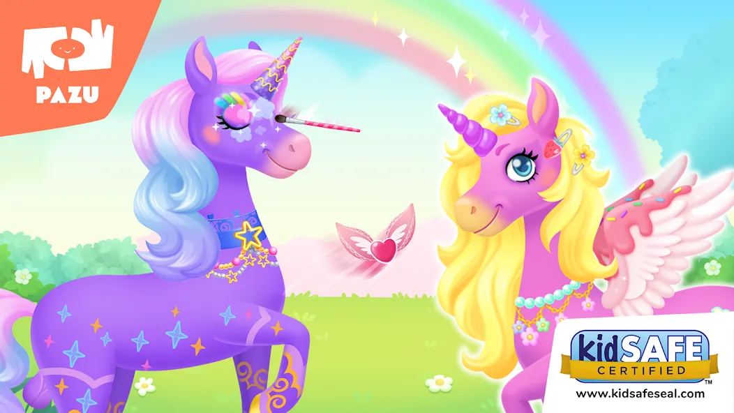 My Unicorn dress up for kids  [МОД Menu] Screenshot 1