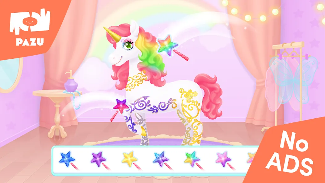 My Unicorn dress up for kids  [МОД Menu] Screenshot 2