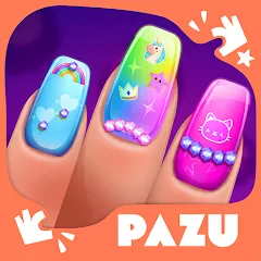 Взломанная Girls Nail Salon - Kids Games  [МОД Бесконечные монеты] - последняя версия apk на Андроид