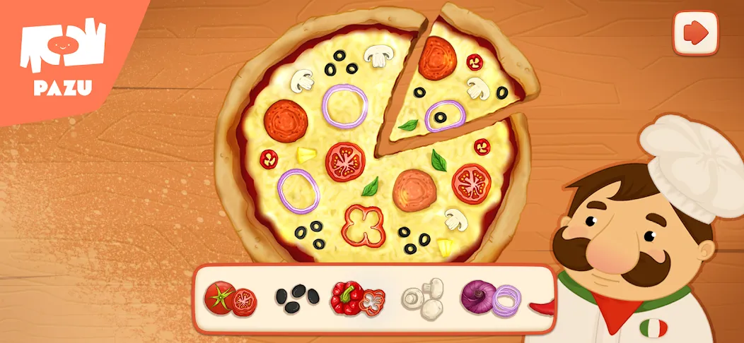 Pizza maker cooking games  [МОД Меню] Screenshot 5