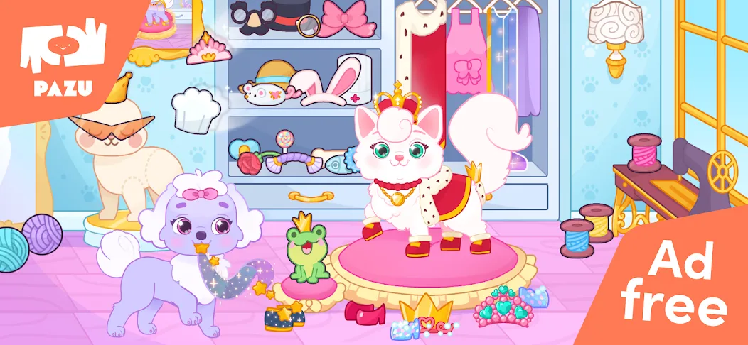 Princess Palace Pets World  [МОД Много монет] Screenshot 1