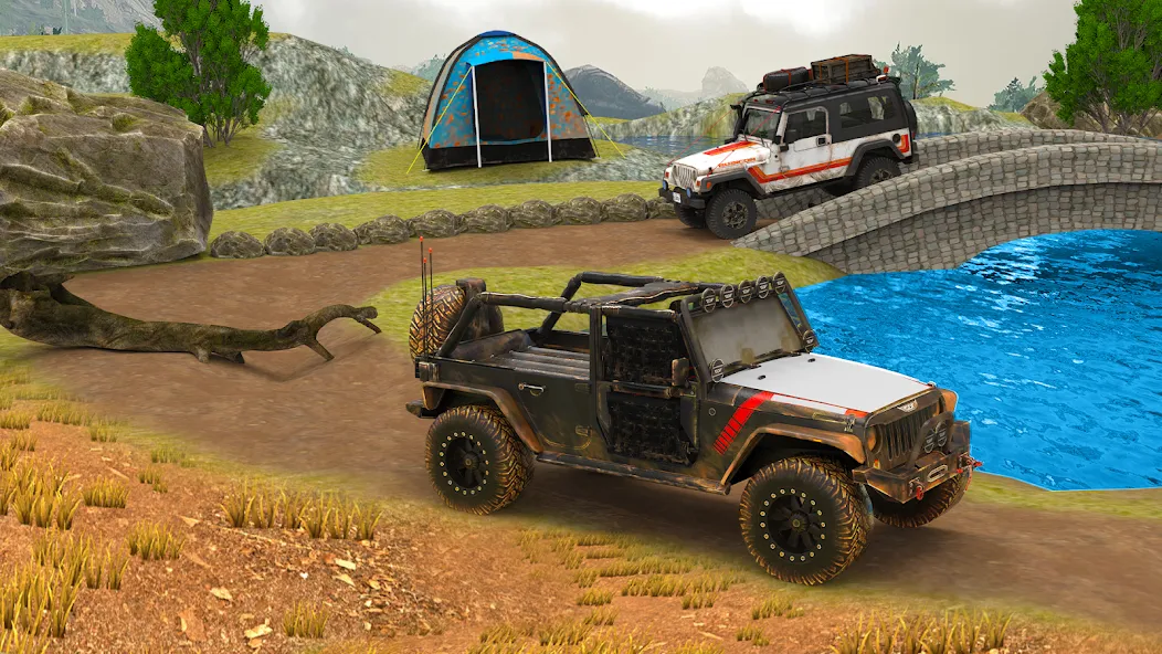 Offroad 4x4 Jeep Driving Game  [МОД Много денег] Screenshot 3