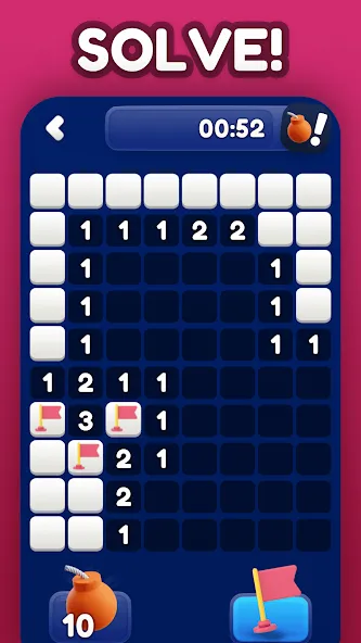 Minesweeper Bomb Mines Game (Майнсвипер разблокирует уровни Марка)  [МОД Unlocked] Screenshot 5