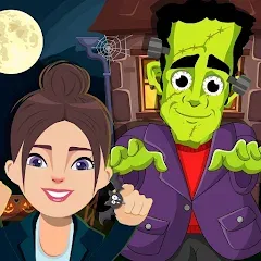 Взломанная Pretend Play Halloween Party (Претендуй на Хэллоуинскую вечеринку)  [МОД Unlimited Money] - стабильная версия apk на Андроид