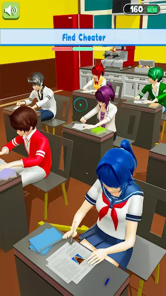 Anime School Teacher Simulator  [МОД Unlimited Money] Screenshot 4