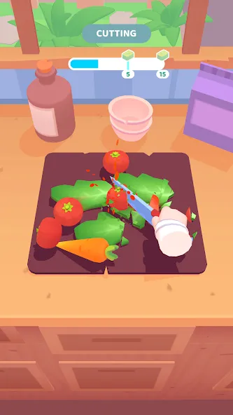 The Cook - 3D Cooking Game (Зе Кук)  [МОД Все открыто] Screenshot 1