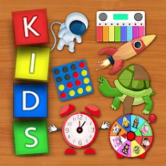 Взломанная Educational Games 4 Kids  [МОД Mega Pack] - полная версия apk на Андроид