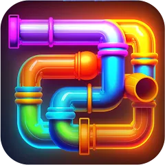 Скачать взломанную Pipe Puzzle Connect (Пайп Пазл Коннект)  [МОД Бесконечные монеты] - последняя версия apk на Андроид