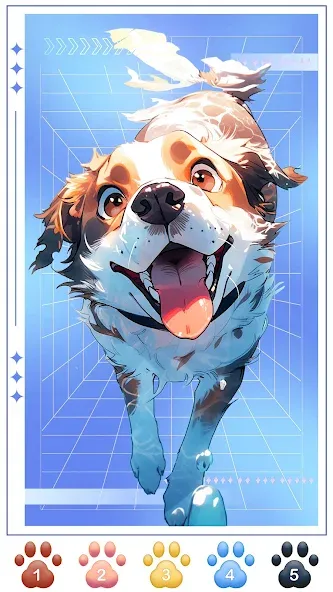 Dog Coloring, Color by number  [МОД Mega Pack] Screenshot 1