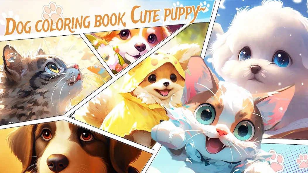 Dog Coloring, Color by number  [МОД Mega Pack] Screenshot 5