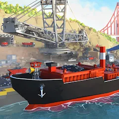 Скачать взлом Port City: Ship Tycoon (Порт Сити)  [МОД Много монет] - полная версия apk на Андроид