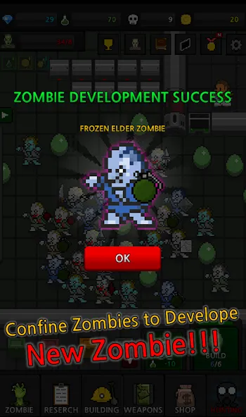 Grow Zombie VIP : Merge Zombie  [МОД Unlimited Money] Screenshot 4