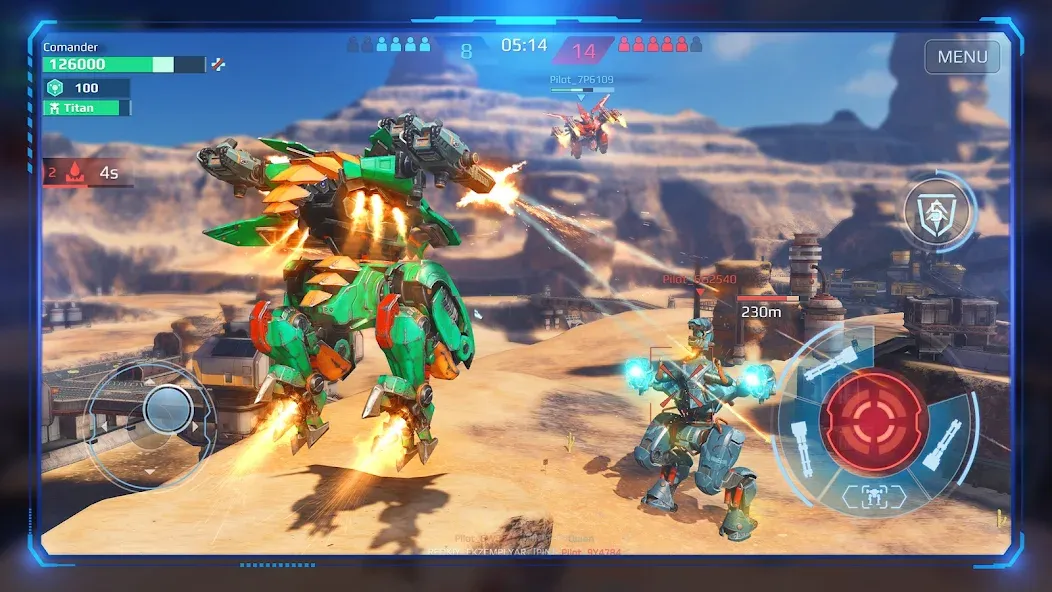 War Robots Multiplayer Battles  [МОД Бесконечные деньги] Screenshot 2