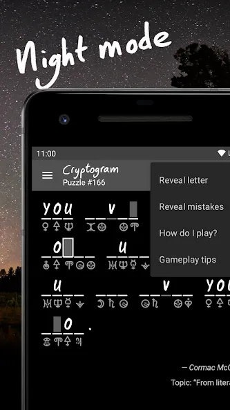 Cryptogram - puzzle quotes (Скрытограмма)  [МОД Menu] Screenshot 4