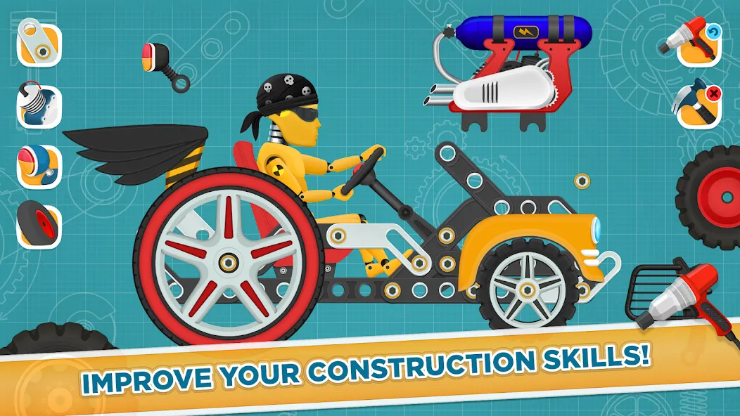 Car Builder & Racing for Kids  [МОД Бесконечные деньги] Screenshot 4