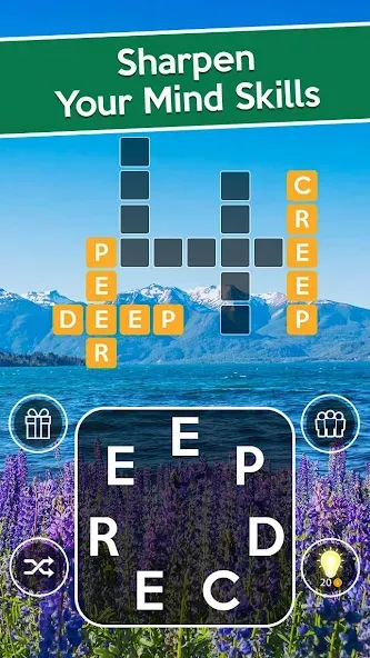 Word Cross: Crossy Word Search (Уорд Кросс)  [МОД Много денег] Screenshot 2