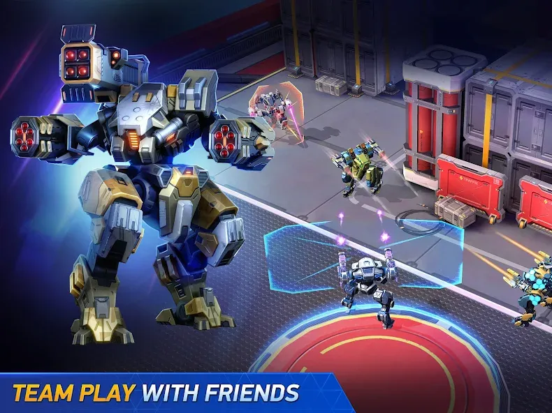 Mech Arena - Shooting Game (Мех Арена)  [МОД Бесконечные монеты] Screenshot 5