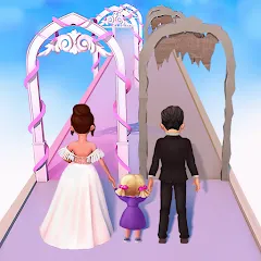 Взлом Family Town: Match-3 Makeover (Фэмили Таун)  [МОД Много монет] - стабильная версия apk на Андроид