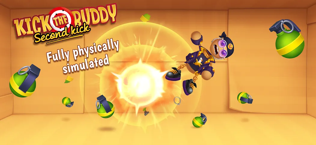 Kick the Buddy: Second Kick (Кик зе Бадди)  [МОД Unlimited Money] Screenshot 1