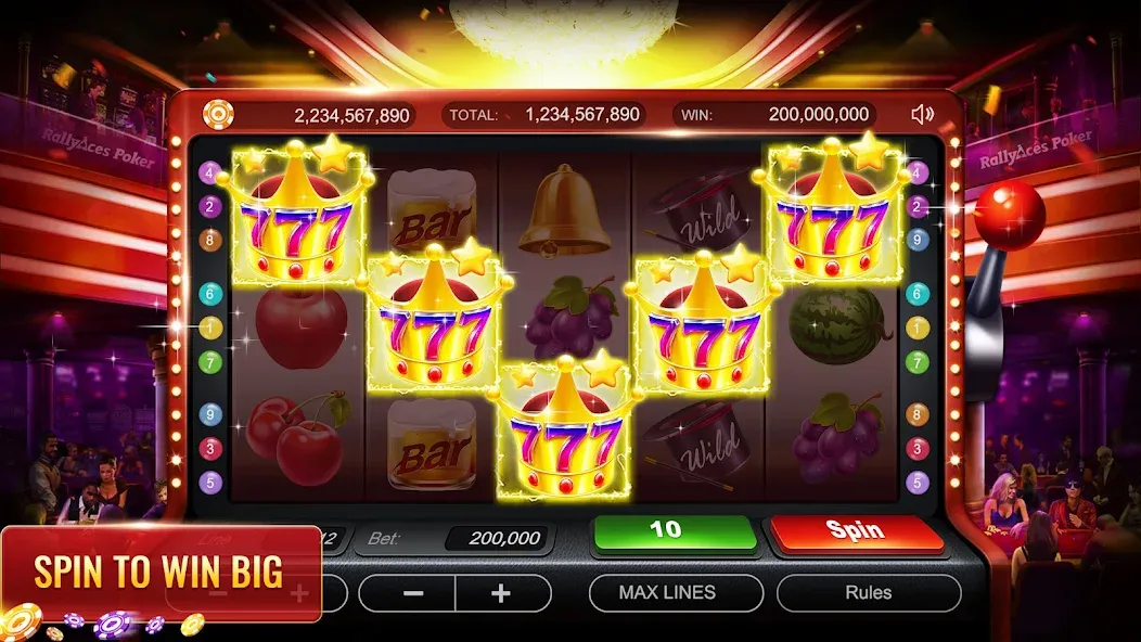 RallyAces Poker (РаллиЭйс Покер)  [МОД Бесконечные монеты] Screenshot 2