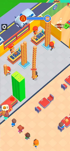 My Burger Shop: Burger Games (Май Бургер Шоп Игры)  [МОД Много монет] Screenshot 3