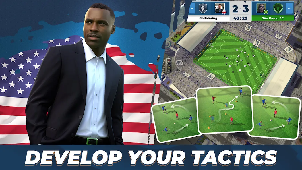 Soccer - Matchday Manager 24 (Матчдей Футбольный Менеджер 2023)  [МОД Unlimited Money] Screenshot 2