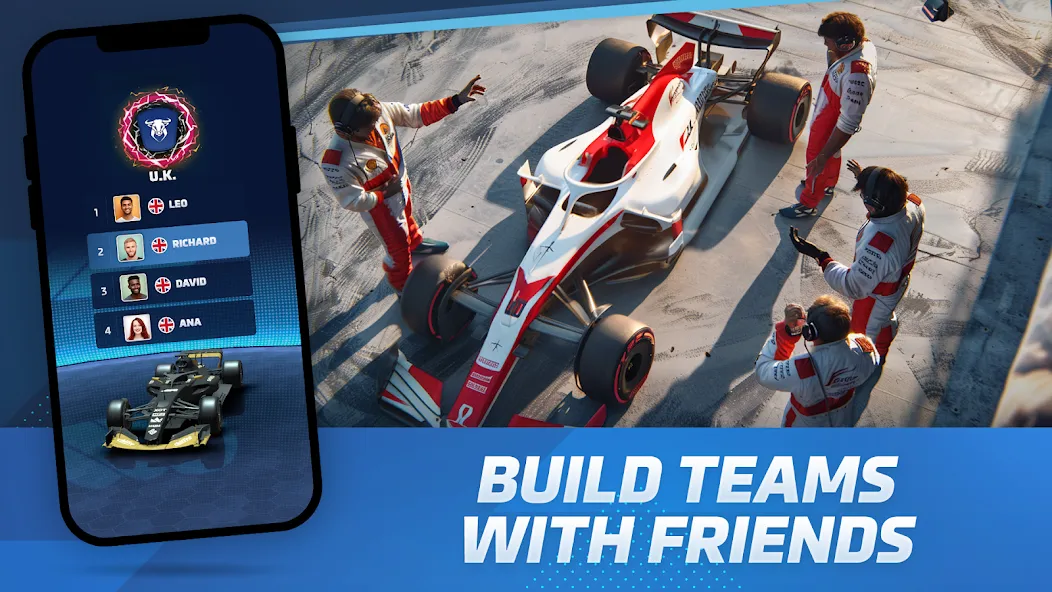 Racing Rivals: Team Car Game (Моторспортивные соперники)  [МОД Mega Pack] Screenshot 2