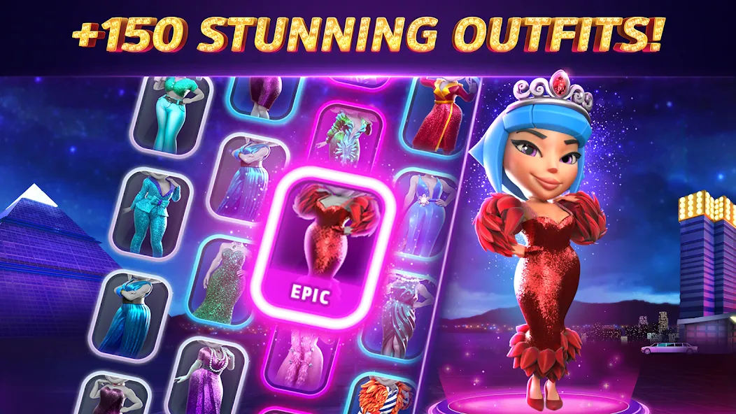 POP! Slots™ Vegas Casino Games  [МОД Бесконечные монеты] Screenshot 5