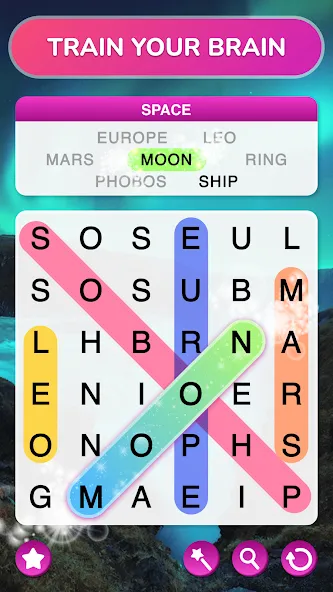 Word Search - Word Puzzle Game  [МОД Mega Pack] Screenshot 2