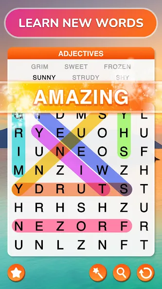 Word Search - Word Puzzle Game  [МОД Mega Pack] Screenshot 3