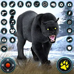 Взломанная Wild Black Panther Games  [МОД Много монет] - полная версия apk на Андроид