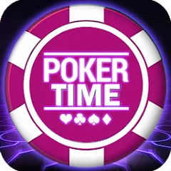 Взломанная Poker Time- Pulsa Texas Holdem (Покер Тайм)  [МОД Бесконечные деньги] - стабильная версия apk на Андроид