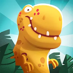 Взломанная Dino Bash: Dinosaur Battle (Дино Баш)  [МОД Бесконечные монеты] - стабильная версия apk на Андроид