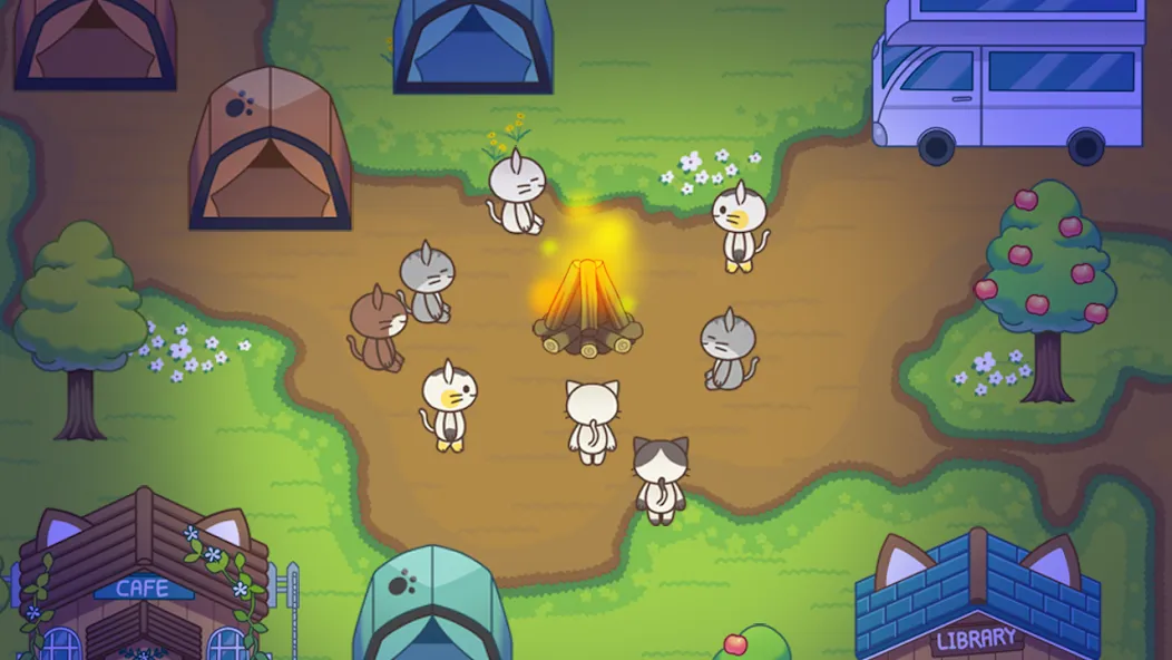 Cat Forest - Healing Camp  [МОД Unlocked] Screenshot 5