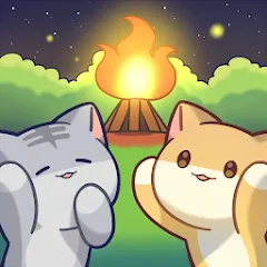 Взломанная Cat Forest - Healing Camp  [МОД Unlocked] - последняя версия apk на Андроид