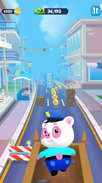 Piggy Panda Run: Fun Game  [МОД Бесконечные монеты] Screenshot 4