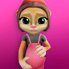 Скачать взлом Pregnant Talking Cat Emma  [МОД Unlocked] - стабильная версия apk на Андроид