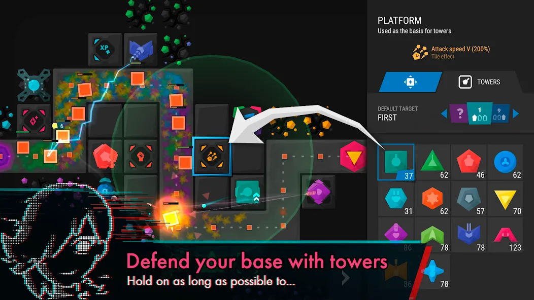 Infinitode 2 - Tower Defense (Инфинитод 2)  [МОД Меню] Screenshot 1