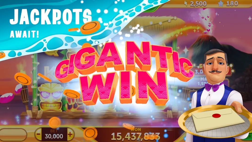 Paradise Fortune Casino Slots (Парадиз Форчун Казино Слотс)  [МОД Mega Pack] Screenshot 2