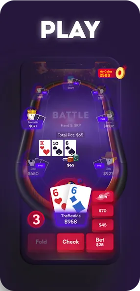 Prometheus: Battle Poker (Прометей)  [МОД Unlimited Money] Screenshot 1