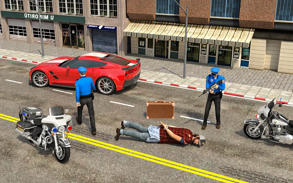 City Police Car Driving Games  [МОД Бесконечные монеты] Screenshot 2