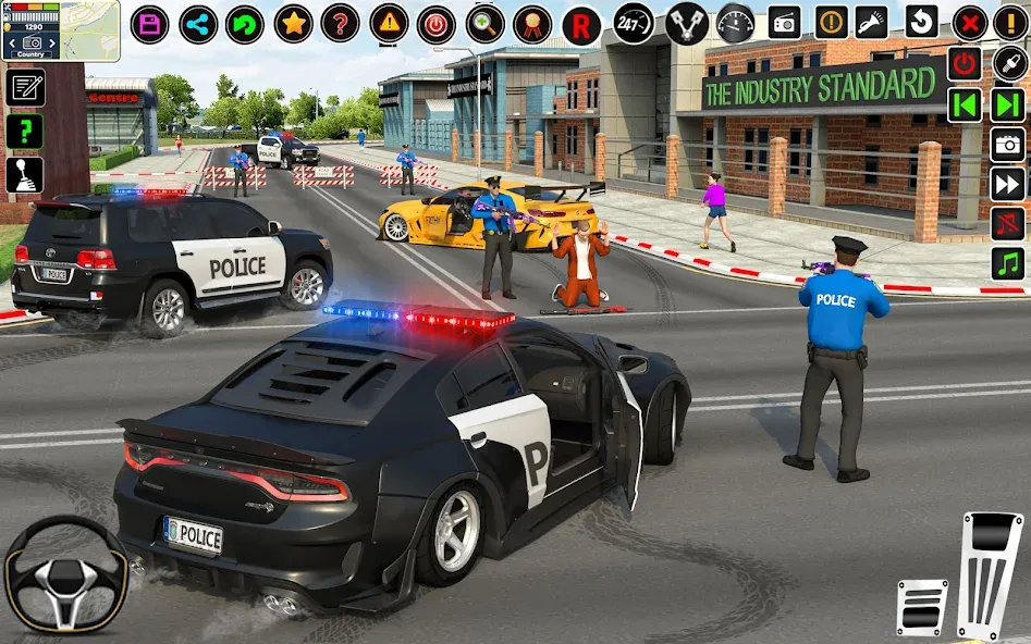 City Police Car Driving Games  [МОД Бесконечные монеты] Screenshot 5