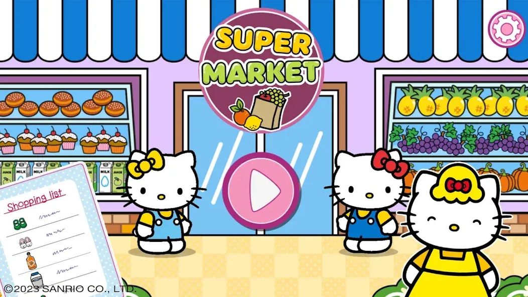 Hello Kitty: Kids Supermarket (Хеллоу Китти)  [МОД Бесконечные деньги] Screenshot 1