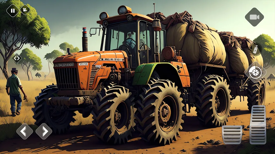 Tractor Driving Games: Farming  [МОД Бесконечные монеты] Screenshot 2